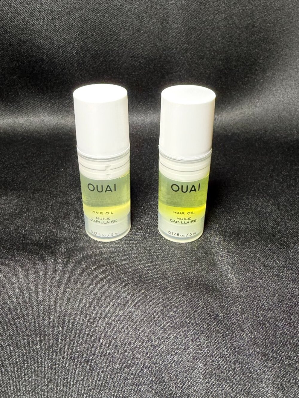 2x Ouai Hair Oil Travel Size .17 fl oz 5mL Heat Protectant Frizz Control New